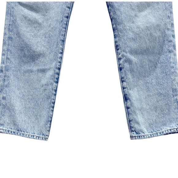 Frame Le Original Straight Leg Button Fly Jeans in San Diego Light Wash 26 Blue - Picture 5 of 10